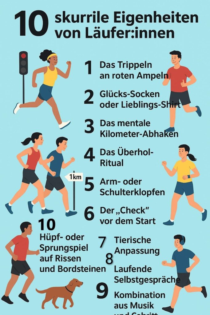10 skurrile Eigenheiten von Läufer:innen